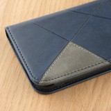 Hülle iPhone 11 Pro - Flip Geometrisch blau