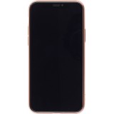 Hülle iPhone 11 Pro Max - Gummi Bronze mit Ring - Dunkelgrün