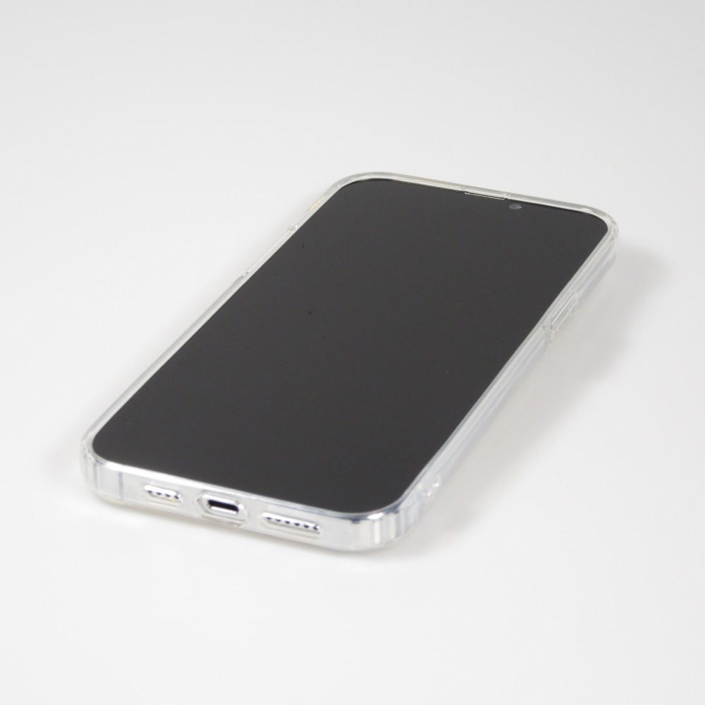 iPhone 11 Pro Case Hülle - Gummi mit Kartenhalter - Transparent