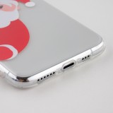 Hülle iPhone 11 Pro Max - Gummi transparent Weihnachten santa