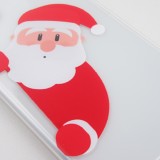 Hülle iPhone 11 Pro Max - Gummi transparent Weihnachten santa