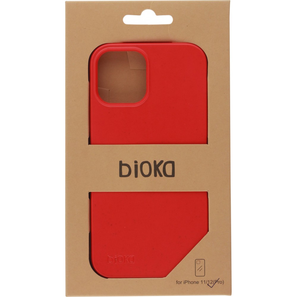 Hülle iPhone 11 Pro - Bioka Biologisch Abbaubar Eco-Friendly Kompostierbar - Rot