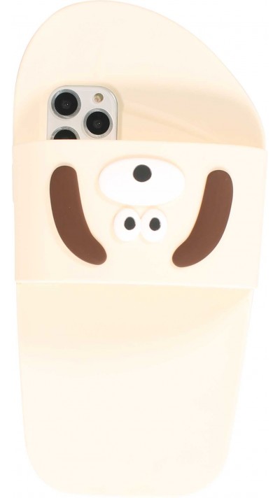 iPhone 11 Pro Max Case Hülle - Silikon Sandale mit Hundekopf von Shih Tzu - Hellbeige iPhone 11 Pro Max Case Hülle - Silikon Sandale mit Hundekopf von Shih Tzu - Hellbeige