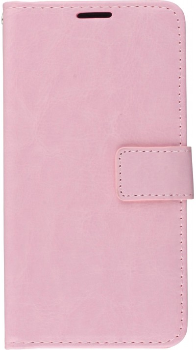Hülle Samsung Galaxy S24 Ultra - Premium Flip Leder Tasche - Hellrosa