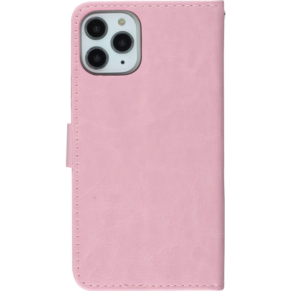 Hülle iPhone 16 Pro Max - Premium Flip Leder Tasche - Hellrosa