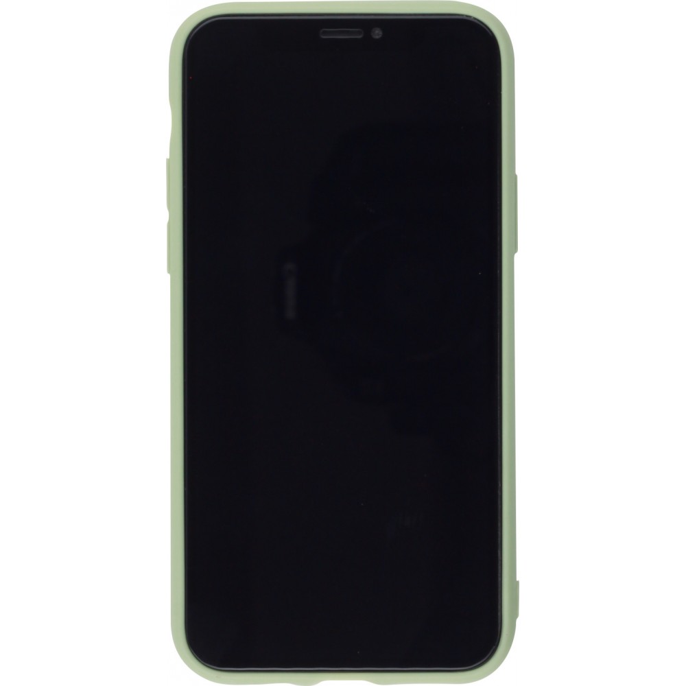 Hülle iPhone 12 / 12 Pro - Silikonmatte Avocado pattern