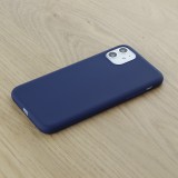 Hülle iPhone 11 - Silicone Mat dunkelblau