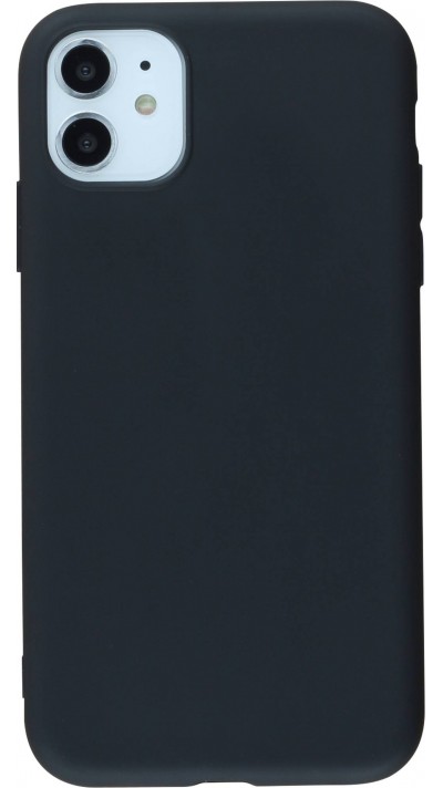 Hülle Samsung Galaxy A52 - Silicone Mat - Schwarz