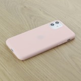 Hülle iPhone 11 - Silicone Mat - Hellrosa
