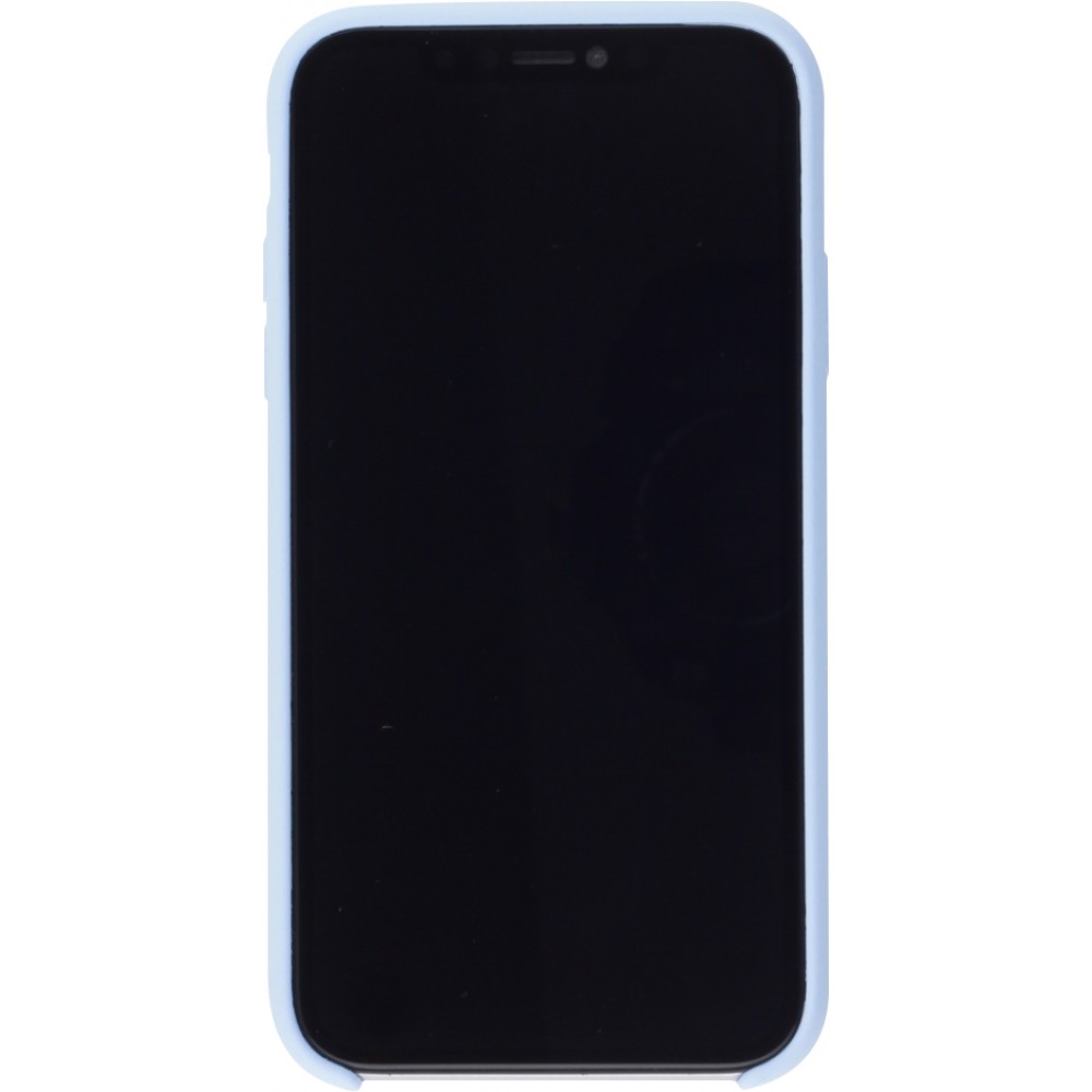Hülle iPhone Xs Max - Soft Touch - Hellblau