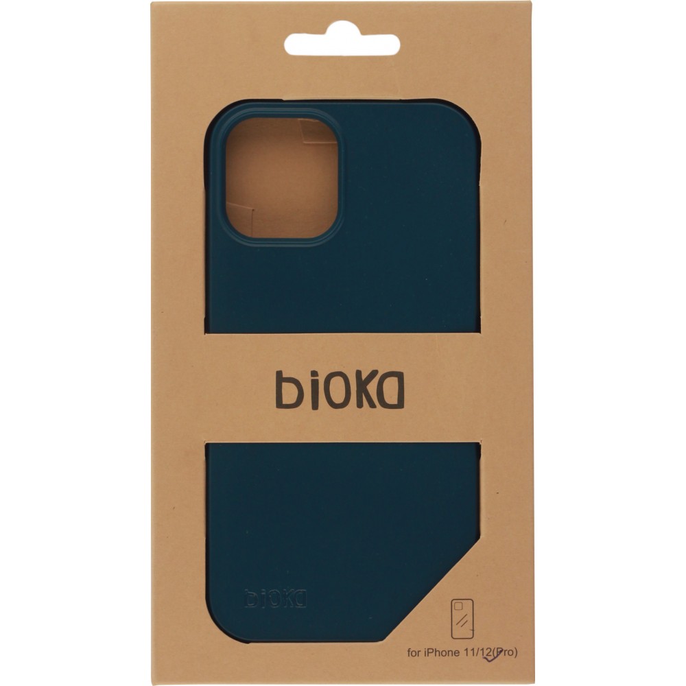 Coque iPhone 12 Pro Max - Bioka biodégradable et compostable Eco-Friendly - Bleu