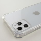 Hülle iPhone 12 / 12 Pro - Bumper Glass TPU Anti-Schock mit Acryl - Transparent