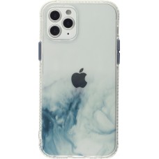 iPhone 13 Pro Case Hülle - Clear Bumper Gradient Farbe - Hellblau