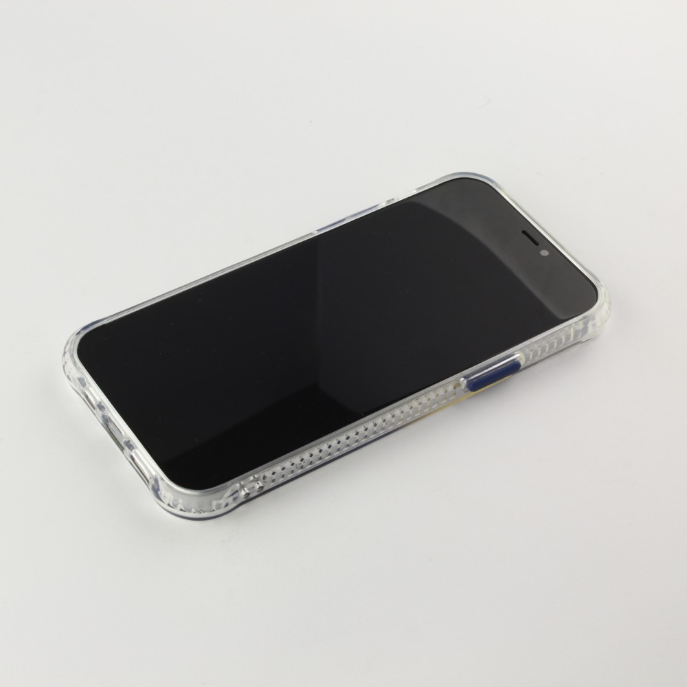iPhone 13 Pro Case Hülle - Clear Bumper Gradient Farbe - Hellblau