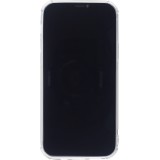 Hülle iPhone 12 mini - Gummi Bumper Kartenhalter - Transparent