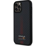 iPhone 12 / 12 Pro Case Hülle - Red Bull Racing Carbon Powerbar MagSafe - Schwarz
