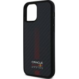 iPhone 12 / 12 Pro Case Hülle - Red Bull Racing Carbon Powerbar MagSafe - Schwarz