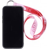 Hülle iPhone 12 Pro Max - Wallet mit tasche und Schleife - Rosa