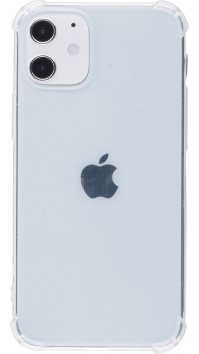 Hülle iPhone 12 mini - Gummi Transparent Gel Bumper mit extra Schutz für Ecken Antischock