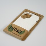iPhone 13 Case Hülle - Bioka Biologisch Abbaubar Eco-Friendly Kompostierbar - Weiss