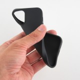 Hülle iPhone 12 Pro Max - Silikon Mat - Schwarz