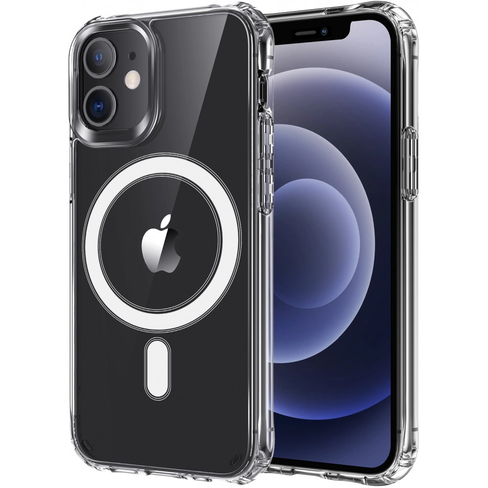 Hülle iPhone 12 Pro Max - MagSafe kompatibel Gummi transparent TPU Silikon