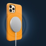 Hülle iPhone 12 Pro Max - Qialino Echtleder (MagSafe kompatibel) - Rot