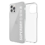 iPhone 12 Pro Max Case Hülle - Superdry Clear Case transparent mit Logoaufdruck