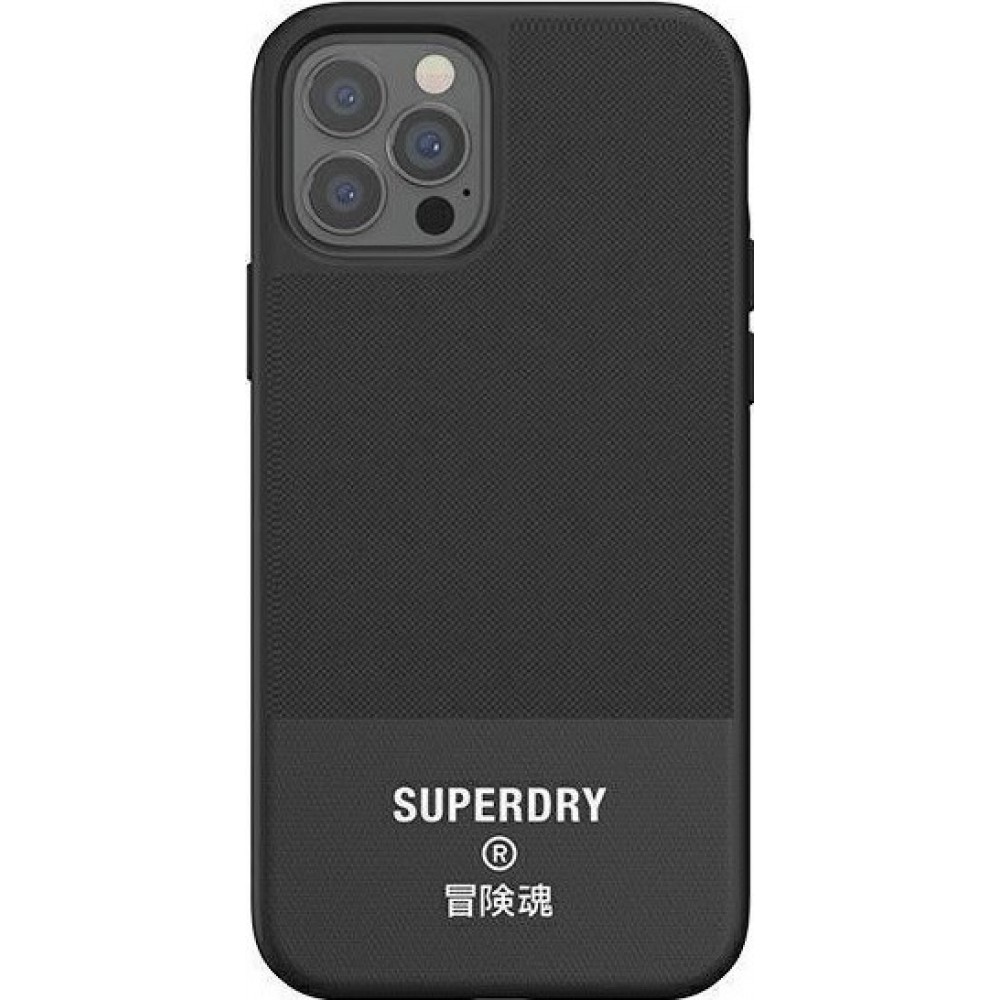 iPhone 11 Pro Case Hülle - Superdry Moulded Canvas Hardcase - Schwarz