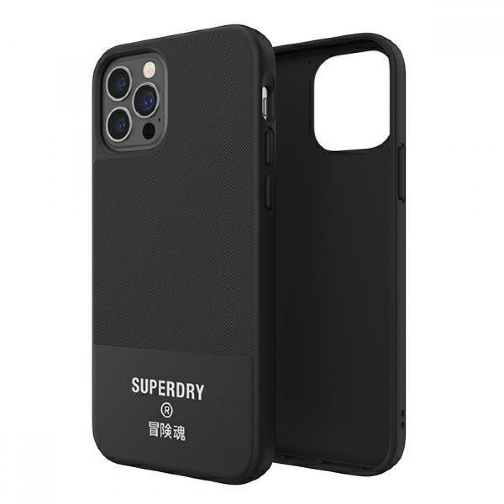 iPhone 11 Pro Case Hülle - Superdry Moulded Canvas Hardcase - Schwarz