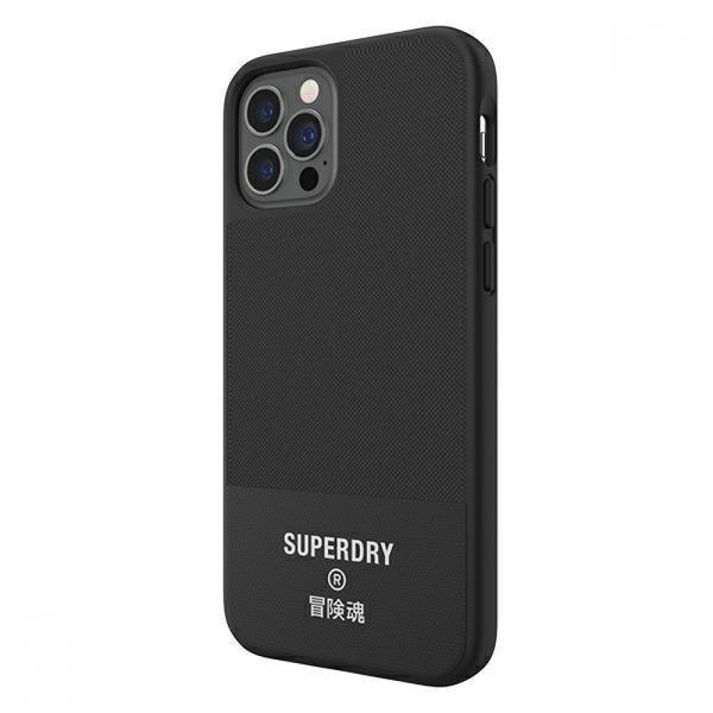 iPhone 11 Pro Case Hülle - Superdry Moulded Canvas Hardcase - Schwarz