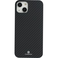 iPhone 16 Plus Case Hülle - Carbomile Schutzcase aus echtem Aramid Carbonfaser - Schwarz