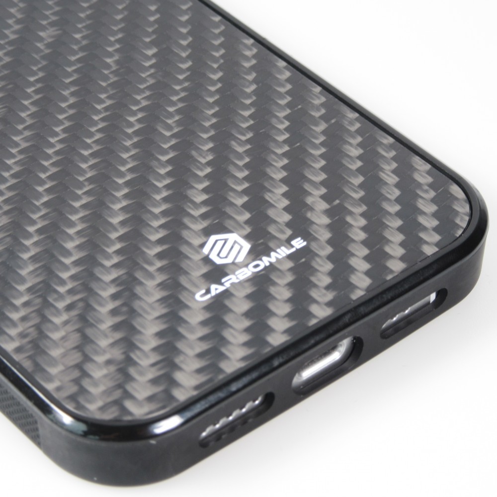 iPhone 16 Plus Case Hülle - Carbomile Carbon Fiber (Kompatibel mit MagSafe)