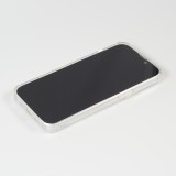 Hülle iPhone 15 Plus - Gummi Bumper Kartenhalter - Transparent