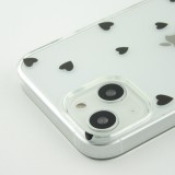 iPhone 13 Case Hülle - Gummi kleines Herz - Schwarz