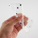 iPhone 13 Case Hülle - Gummi kleines Herz - Schwarz