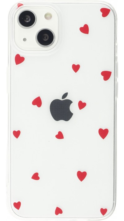 iPhone 15 Plus Case Hülle - Gummi kleines Herz