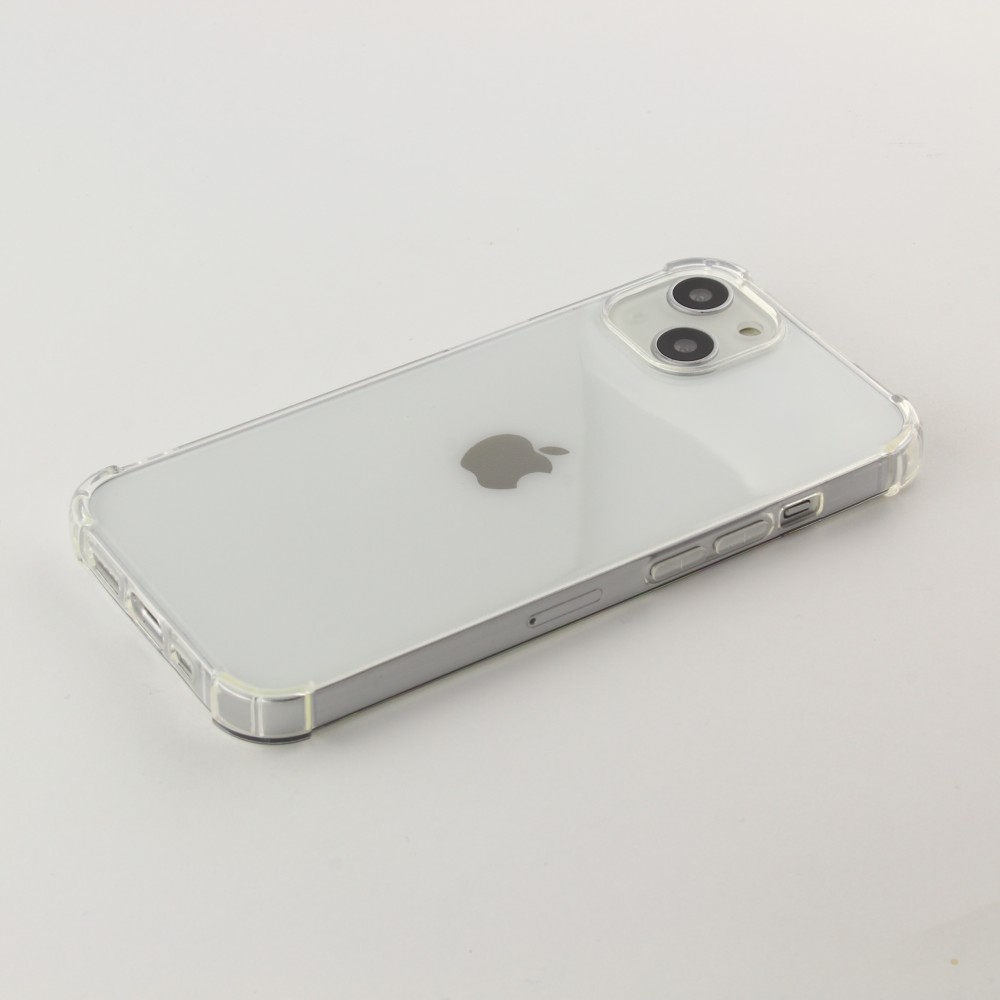 iPhone 13 Case Hülle - Gummi Transparent Gel Bumper mit extra Schutz für Ecken Antischock