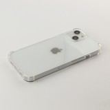 iPhone 13 Case Hülle - Gummi Transparent Gel Bumper mit extra Schutz für Ecken Antischock