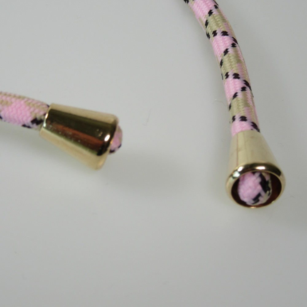 iPhone 13 Pro Case Hülle - Bio Eco-Friendly Vegan mit Handykette Necklace - Rosa