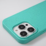 iPhone 16 Pro Max Case Hülle - Bio Eco-Friendly Vegan mit Handykette Necklace - Türkis