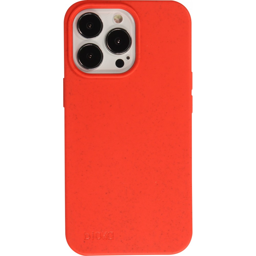 Hülle iPhone 13 Pro - Bioka Biologisch Abbaubar Eco-Friendly Kompostierbar - Rot
