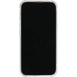 iPhone 15 Pro Max Case Hülle - Bumper Glass TPU Anti-Schock mit Acryl - Transparent
