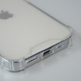 iPhone 15 Pro Max Case Hülle - Bumper Glass TPU Anti-Schock mit Acryl - Transparent