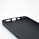 iPhone 16 Pro Max Case Hülle - Carbomile Schutzcase aus echtem Aramid Carbonfaser - Schwarz