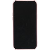 iPhone 15 Pro Case Hülle - Gummi weich mit Kameraschutzglas MagSafe - Rosa