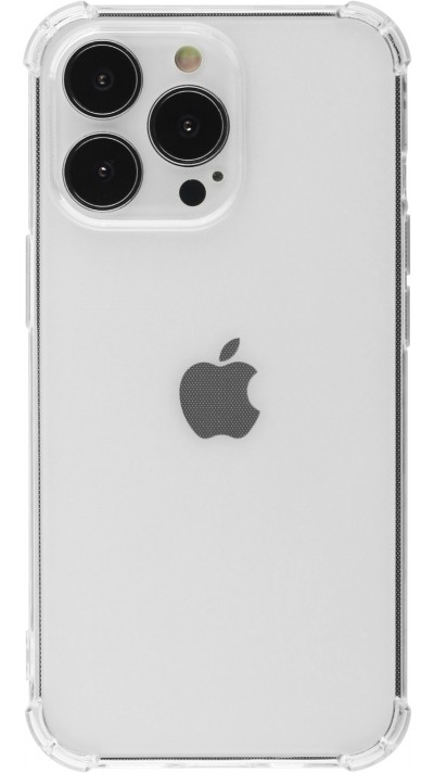 iPhone 14 Pro Max Case Hülle - Gummi Transparent Gel Bumper mit extra Schutz für Ecken Antischock
