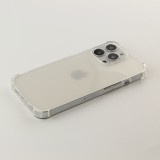 iPhone 16 Plus Case Hülle - Gummi Transparent Gel Bumper mit extra Schutz für Ecken Antischock