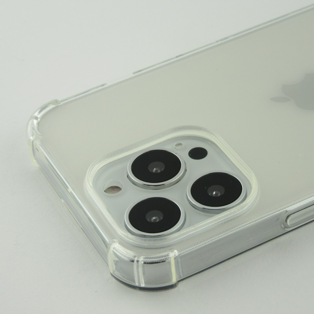 iPhone 16 Plus Case Hülle - Gummi Transparent Gel Bumper mit extra Schutz für Ecken Antischock
