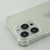 iPhone 16 Plus Case Hülle - Gummi Transparent Gel Bumper mit extra Schutz für Ecken Antischock